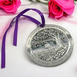 Memorial Ornament | When Someone You Love Becomes a Memory Pewter Keepsake Gift
